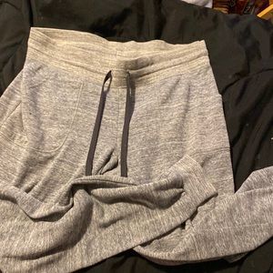Gray sweatpants with deep pockets!
